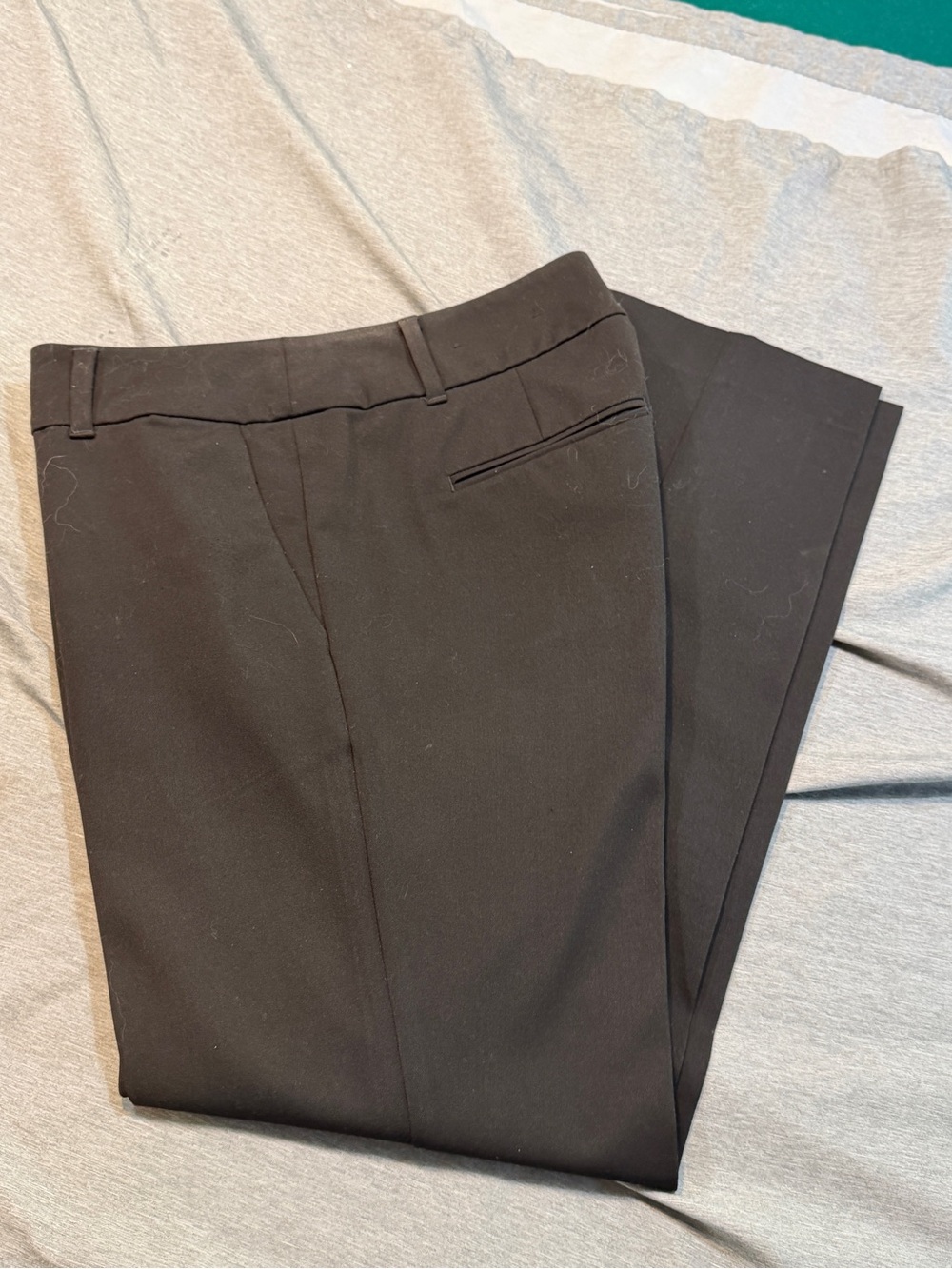 Ann Taylor Black Straight-Leg Dress Pants